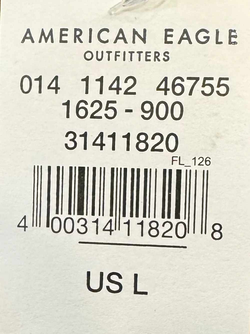 American Eagle NWT Men’s Large Colorblock Crewneck Sweater 100% Cotton Striped